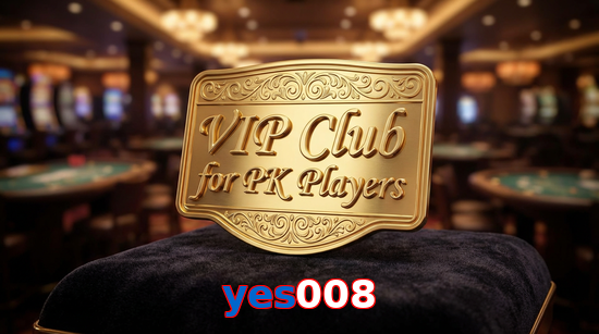 Main screen of Yes008 vip page for PK players